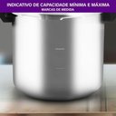 Ver imagem 3 de Panela de Pressão de Alta Capacidade Rochedo Pro 20l Alumínio Polido