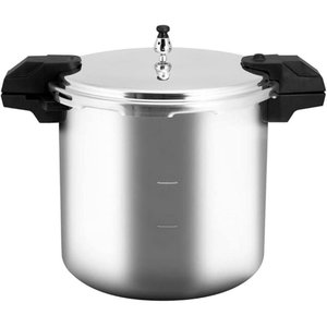 Panela de Pressão de Alta Capacidade Rochedo Pro 20l Alumínio Polido