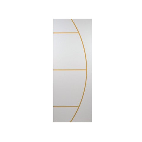 Folha de Porta Madeira Decorada 210x90cm Espessura 3,5cm Gaúcha MGM Branco
