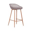 Ver imagem 1 de Banqueta Polipropileno e Aço Mônaco Média Espresso Móveis