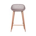 Ver imagem 5 de Banqueta Polipropileno e Aço Mônaco Média Espresso Móveis