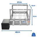 Ver imagem 6 de Gira Grill Inox c/ 3 Espetos Tridente + Espeto Grelha Pratic