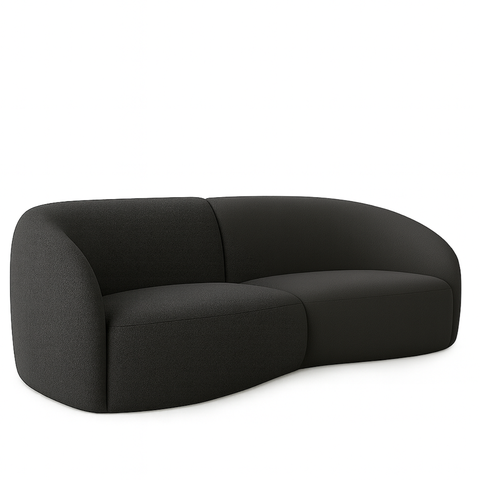 Sofá Sala Nuvem 170 cm Conforto Premium Decorativo Orgânico:Cinza Carvão