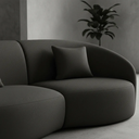 Ver imagem 7 de Sofá Sala Nuvem 170 Cm Conforto Premium Decorativo Orgânico:cinza Carvão