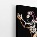 Ver imagem 3 de Astronauta Dançando Desenho Decoração Quadro Canvas 60x40cm