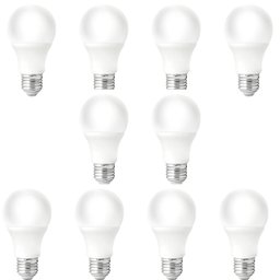 Kit 10 Lâmpada Led 7w Bulbo E27 6500k Bivolt - 1