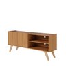 Rack para TV até 50 Polegadas 2 Portas Space  Freijo Colibri Home - 7