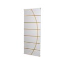 Ver imagem 2 de Folha de Porta Madeira Decorada 210x70cm Espessura 3,5cm Neblina MGM Branco