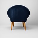 Ver imagem 7 de Poltrona Decorativa para Sala de Jantar Tecido Veludo Premium Estrutura Resistente Pés Palito