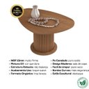 Ver imagem 2 de Mesa de Centro Orgânica 75cm Prime Cinamomo