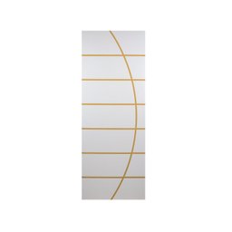 Folha de Porta Madeira Decorada 210x80cm Espessura 3,5cm Neblina MGM - 1