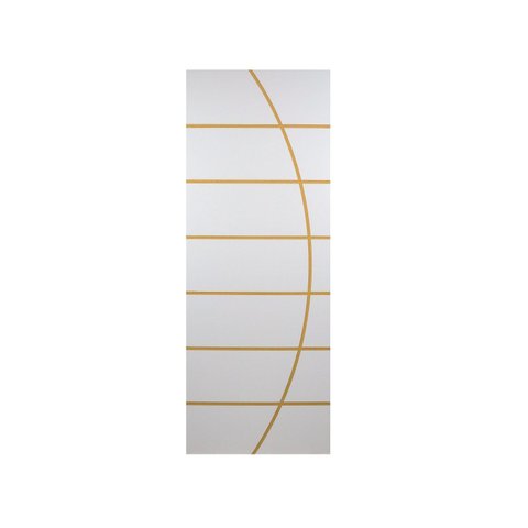 Folha de Porta Madeira Decorada 210x80cm Espessura 3,5cm Neblina MGM Branco