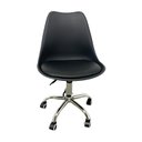 Ver imagem 7 de Kit 2 Cadeiras Escritório Secretaria Decorativa Eames Chicago Preto