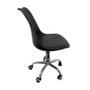 Ver imagem 5 de Kit 2 Cadeiras Escritório Secretaria Decorativa Eames Chicago Preto
