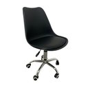 Ver mais imagens de Kit 2 Cadeiras Escritório Secretaria Decorativa Eames Chicago Preto