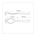 Ver imagem 3 de Kit 6 Colher de Mesa Leme Inox Preta Tramontina