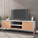 Ver imagem 7 de Rack Para TV 50 Polegadas 2 Portas BF1013 Branco Pinus HEC