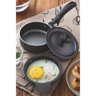 Frigideira para Ovo Poche de Aluminio de Antiaderente 10cm - 4