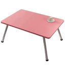 Ver imagem 3 de Mesa Notebook Rosa Dobravel Portatil Base em Madeira Apoio Multiuso para Cama Sofa Estudos Home Offi