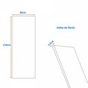 Ver imagem 3 de Folha de Porta Madeira Lisa 210x80cm Espessura 3,5cm MGM Branco