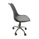 Ver imagem 4 de Kit 2 Cadeiras Escritório Secretaria Decorativa Eames Chicago Cinza