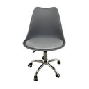 Ver imagem 6 de Kit 2 Cadeiras Escritório Secretaria Decorativa Eames Chicago Cinza