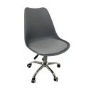 Ver imagem 5 de Kit 2 Cadeiras Escritório Secretaria Decorativa Eames Chicago Cinza