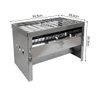 Churrasqueira Portatil Inox Compacta Desmontavel Gourmet - 5
