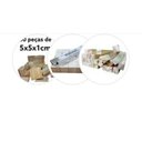 Ver imagem 2 de Combo - Kit 150 Peças de Madeiras p/ Artesanato Pinus Lixado Muvart Industrial COMBO MADEIRAS ARTESA