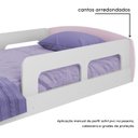 Ver imagem 7 de Cama Solteiro Jardim com Protecao Montessoriana Branco/Rosa