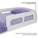 Ver imagem 7 de Cama Solteiro Jardim com Protecao Montessoriana Branco/Rosa
