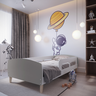 Cama Montessoriana Solteiro Jardim Com Protecao  - 1