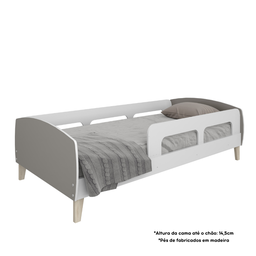 Cama Montessoriana Solteiro Jardim Com Protecao  - 3