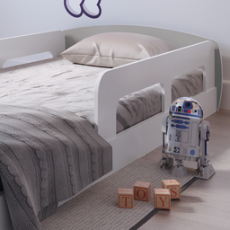 Cama Montessoriana Solteiro Jardim Com Protecao  - 9