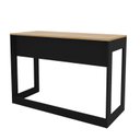 Ver imagem 4 de Escrivaninha Mesa Escritório 110cm 1 Gaveta 1 Nicho Rocklin