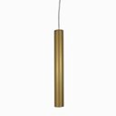 Ver imagem 3 de Kit 3 Pendente Tubo Palito 30cm - Ouro + Lampada Led 4w