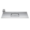 Ver imagem 6 de Balcão de Cozinha com Pia Inox 180cm Pérola Z34 Grafite/freijó - Mpozenato