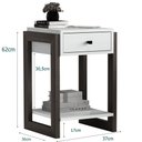 Ver imagem 3 de Mesa de Cabeceira 1 Gav 1661 Perola Ofertamo