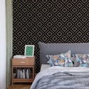Ver imagem 1 de Papel de Parede Arabesco Preto Gh Papel de Parede 3,0m