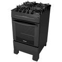 Ver imagem 2 de Fogão Itatiaia Electra Glass 4 Bocas - Mesa de Vidro, - Acendimento Automático - Preto