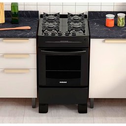 Fogão Itatiaia Electra Glass 4 Bocas - Mesa de Vidro, - Acendimento Automático - Preto - 7