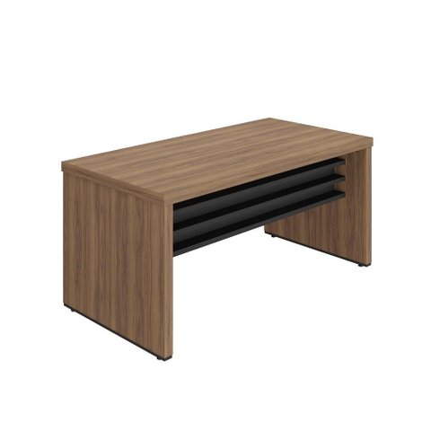 Mesa para Escritório 1600 Nogal/Preto Artany