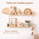 Ver imagem 6 de Lousa Infantil de Madeira + Bobina+ 2 Prateleiras Montessori