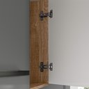 Ver imagem 6 de Cozinha Suspensa Juliete Carvalho Rústico / Chumbo - Nicioli