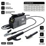 Máquina de Solda Inversora MMA W-250 Display Digital Portátil Solda Eletrodos de até 4mm Bivolt WAP - 4