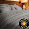 Jogo De Cama Lençol Queen 4 Peças 300 Fios 100% Algodão Adamascado 158x198cm - BF Colchões - 2