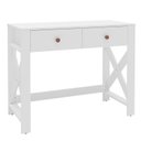 Ver imagem 6 de Escrivaninha Cáliga 2 Gavetas 100cm Yescasa Branco