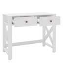 Ver imagem 3 de Escrivaninha Cáliga 2 Gavetas 100cm Yescasa Branco