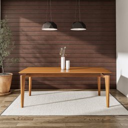 Mesa para Sala de Jantar 140x90cm Laminada Columbia  - 2
