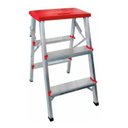 Ver imagem 1 de Escada Banqueta Alumínio 3 Degraus 120 Kg - Gibafer